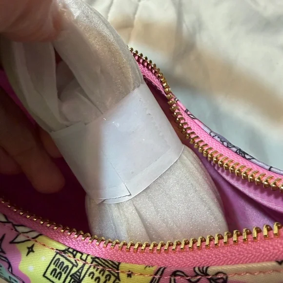 NWOT SCL Pink Bow Princess Crossbody - Picture 5 of 11